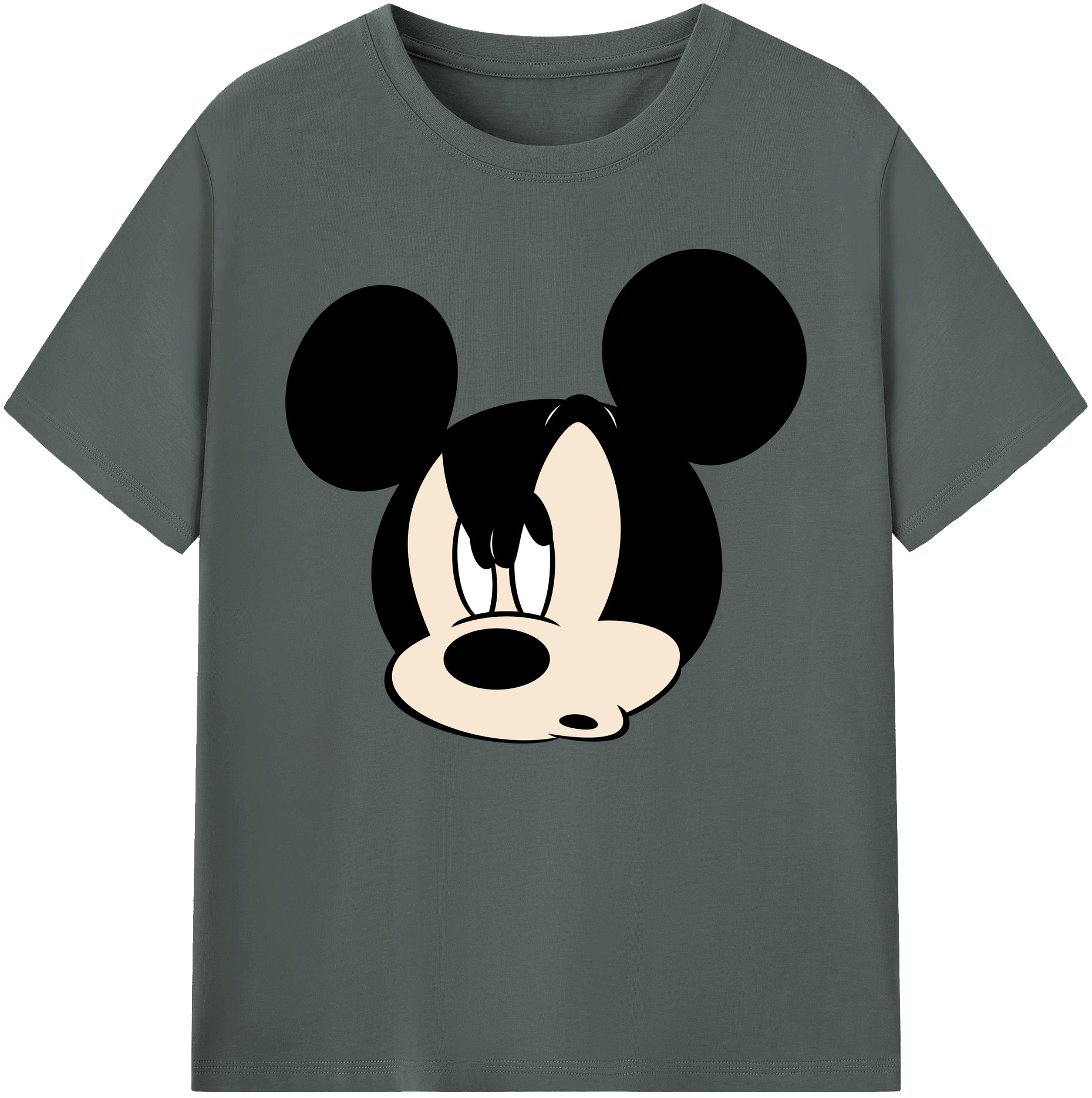 ミッキーマウス Mickey Mouse 綿100％ メンズ半袖Tシャツ｜肌触りやわらか＆通気性
